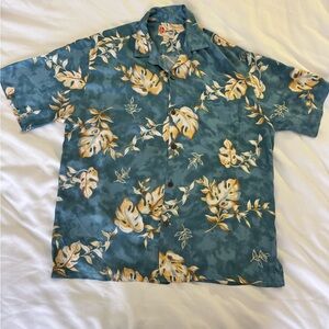 Tropical Blue Hawaiian Shirt